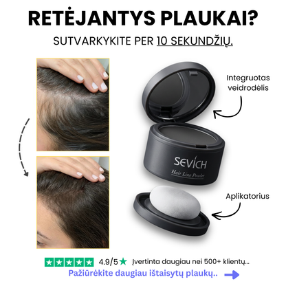 Maskuojanti plaukų pudra