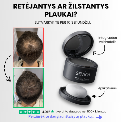 Maskuojanti plaukų pudra